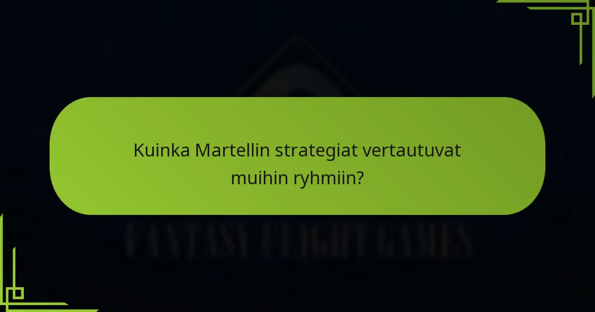Kuinka Martellin suku hallitsee resurssien kieltämistä?
