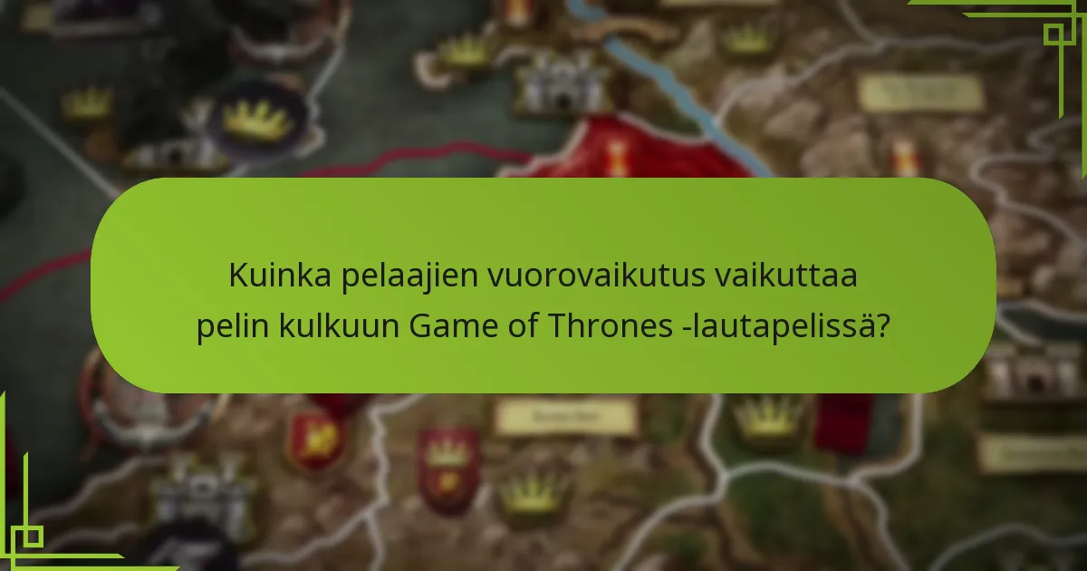 Kuinka reaktiovaiheet toimivat Game of Thrones -lautapelissä?