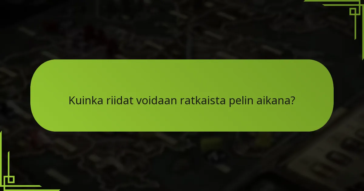 Mitkä ovat yleiset riidat sääntöjen suhteen?