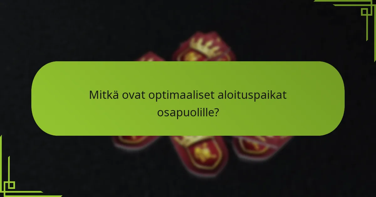 Mitkä ovat yleiset sudenkuopat pelin asetuksessa?